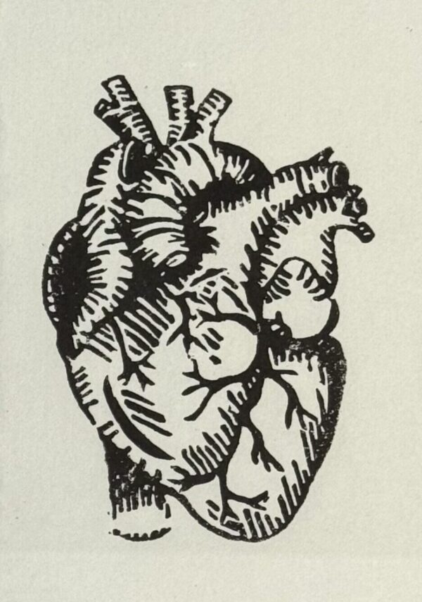 Linoldruck "Herz"